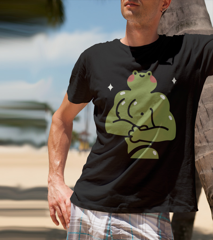 Muscular Ila Frog Con Recovery Pose T-Shirt