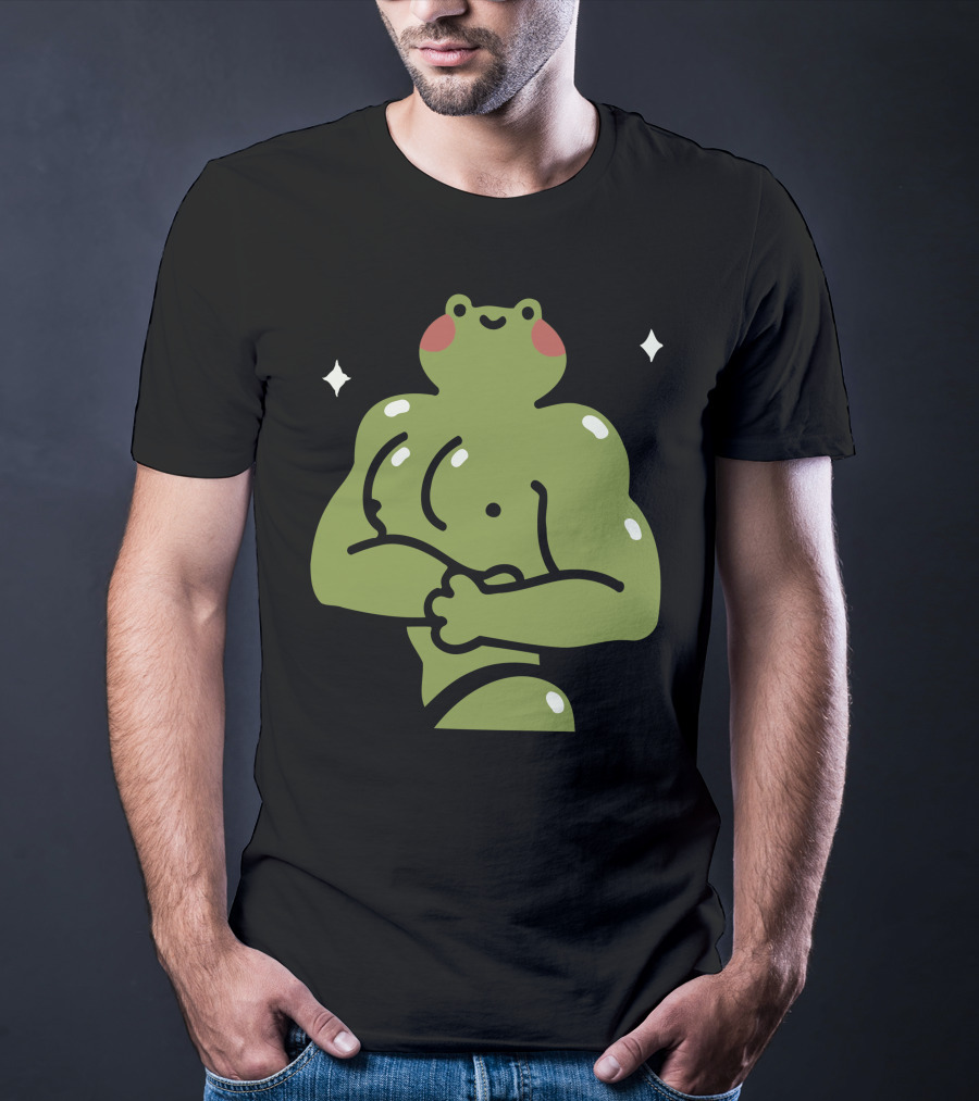 Muscular Ila Frog Con Recovery Pose T-Shirt