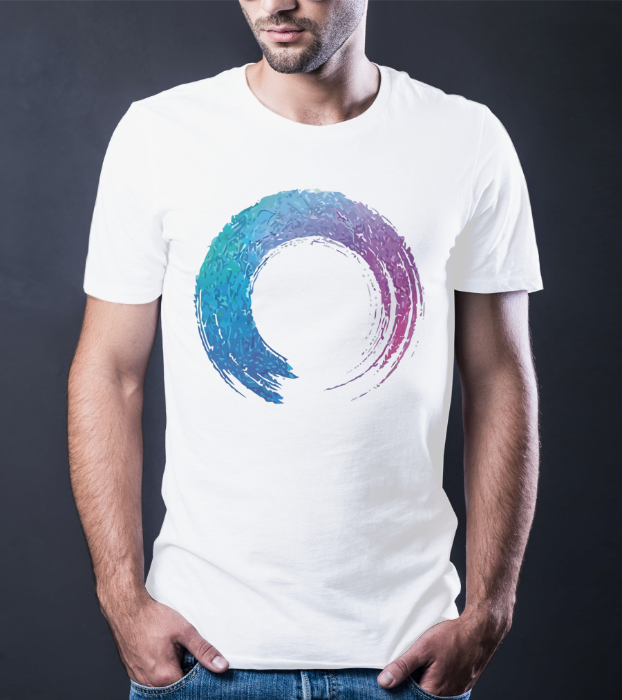 Funilab X Koan Zen Enso Circle Gradient T-Shirt