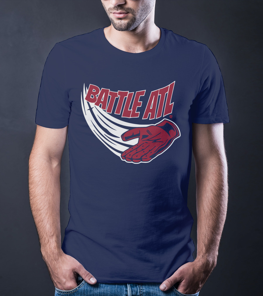 Battle ATL Atlanta Braves Hand Gesture T-Shirt