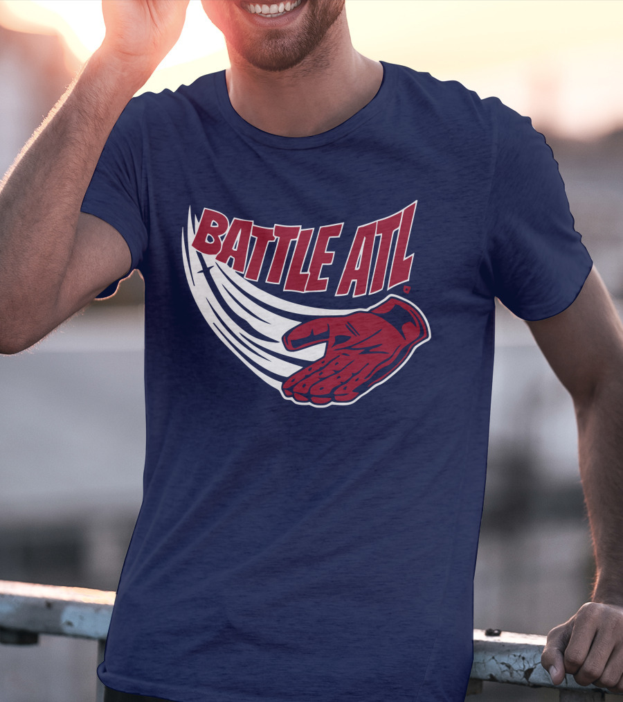 Battle ATL Atlanta Braves Hand Gesture T-Shirt