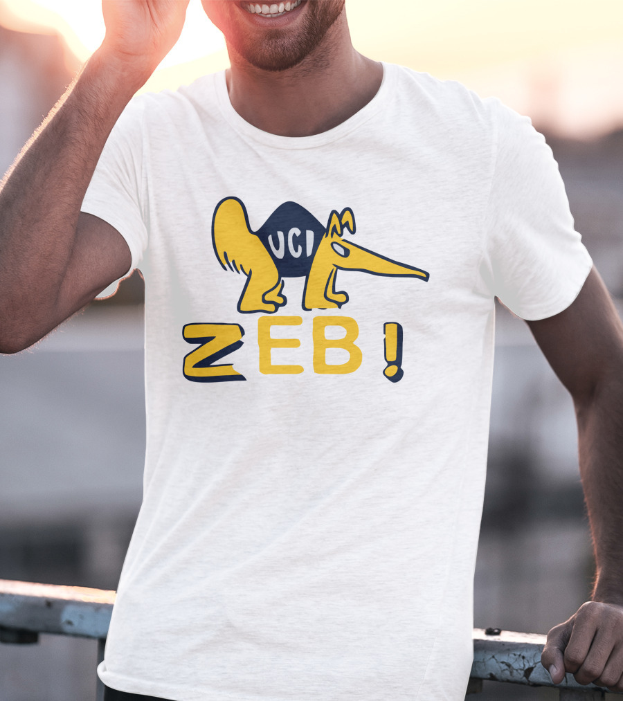 UCI Zeb Baseball Anteater T-Shirt