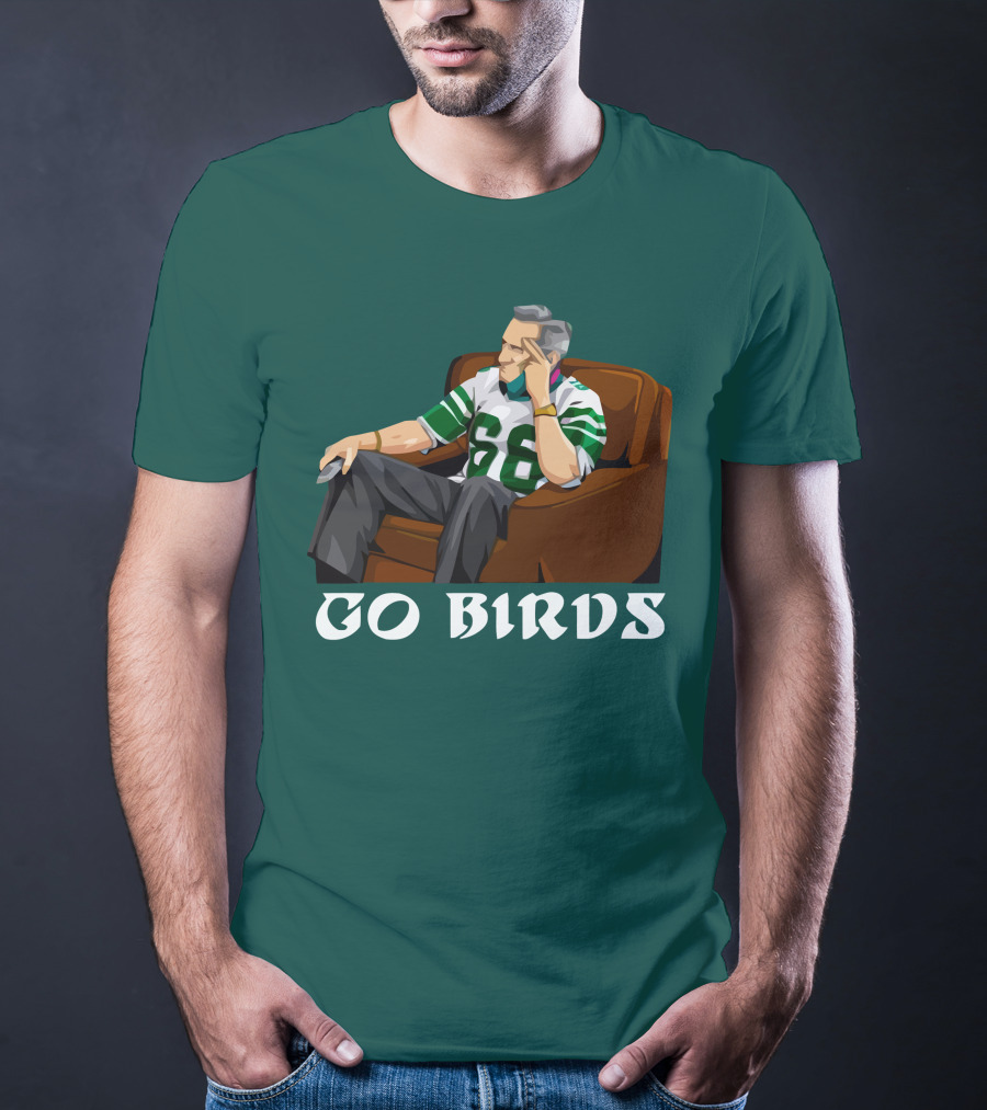 Go Birds Philadelphia Eagles Football 66 Jersey Fan T-Shirt