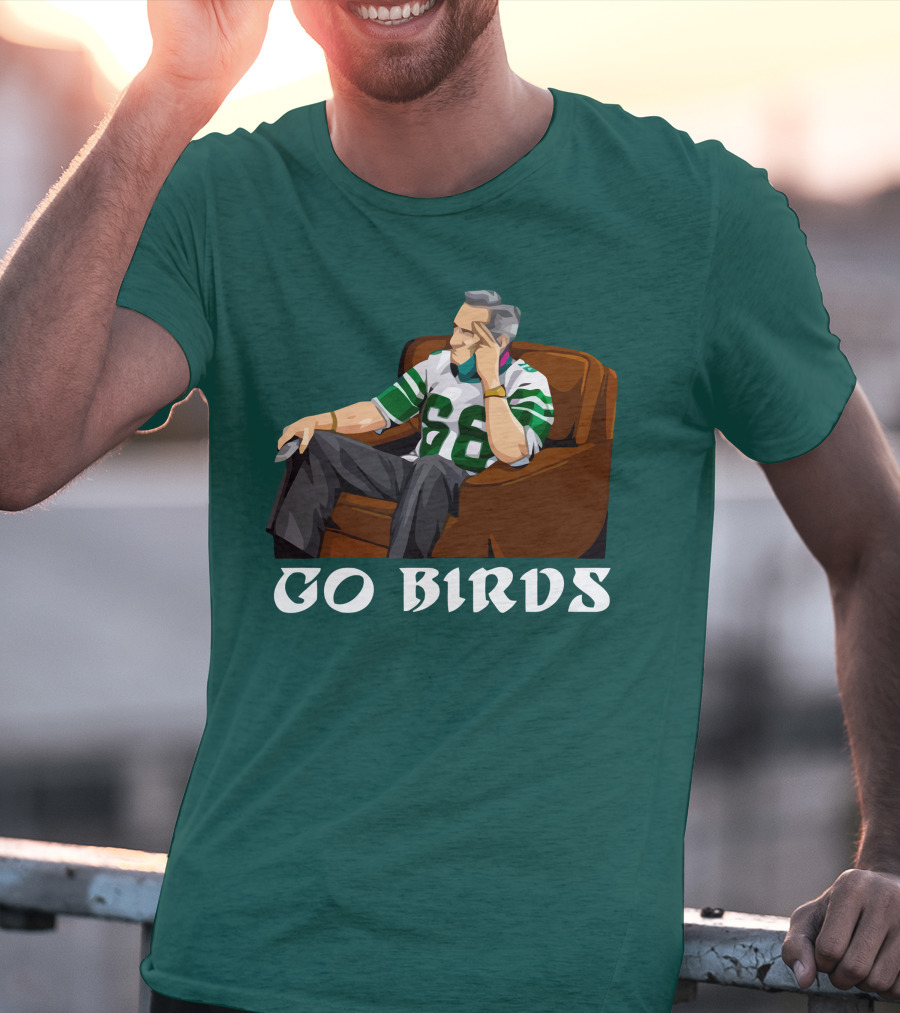 Go Birds Philadelphia Eagles Football 66 Jersey Fan T-Shirt
