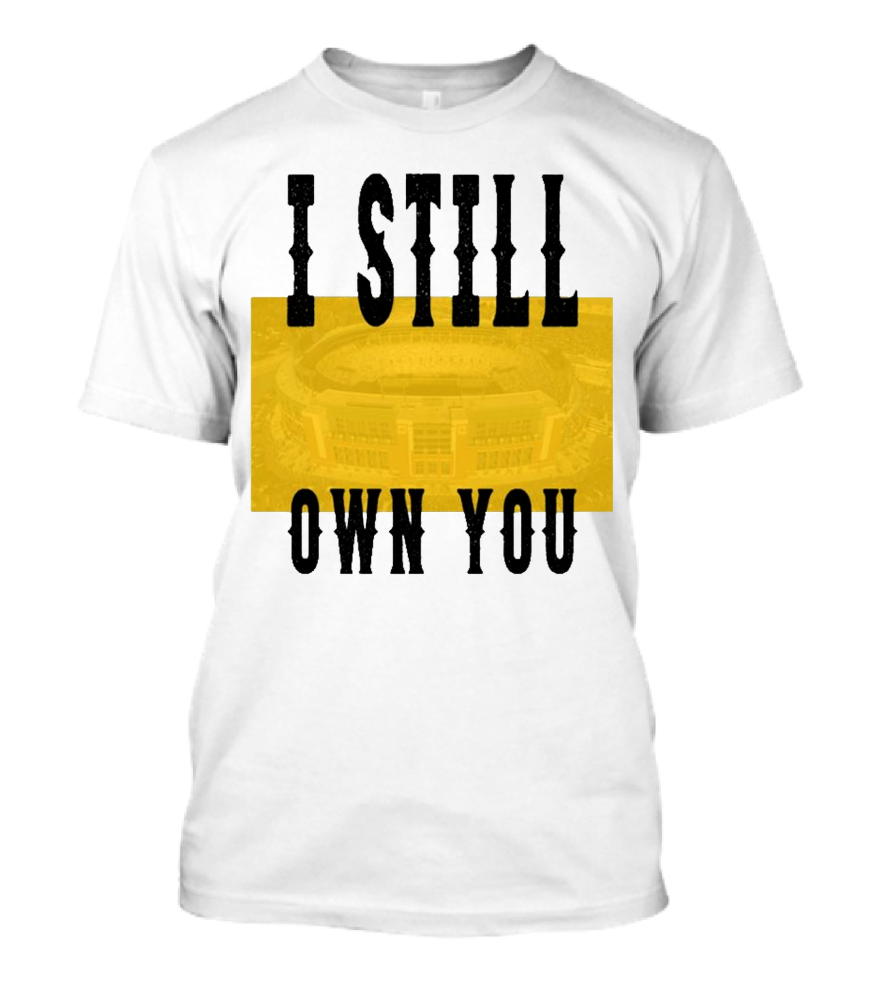 Allen Lazard I Still Own You Stadium Background T-Shirt
