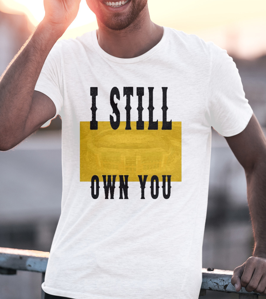 Allen Lazard I Still Own You Stadium Background T-Shirt