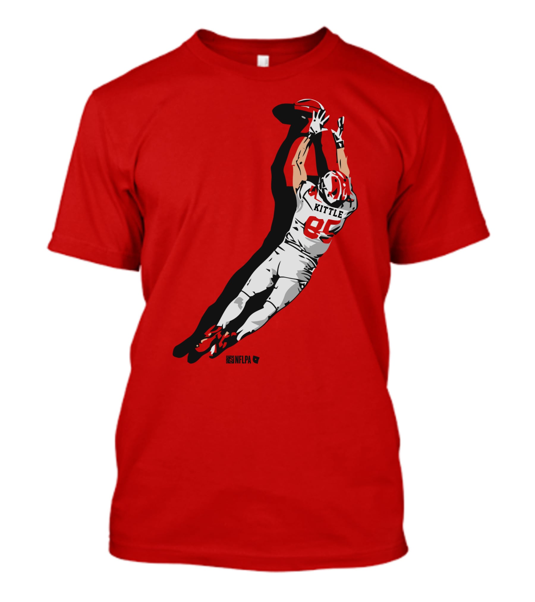 George Kittle 85 NFLPA The Grab Football Catch T-Shirt