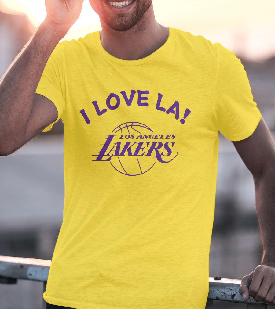 I Love LA Los Angeles Lakers Basketball T-Shirt