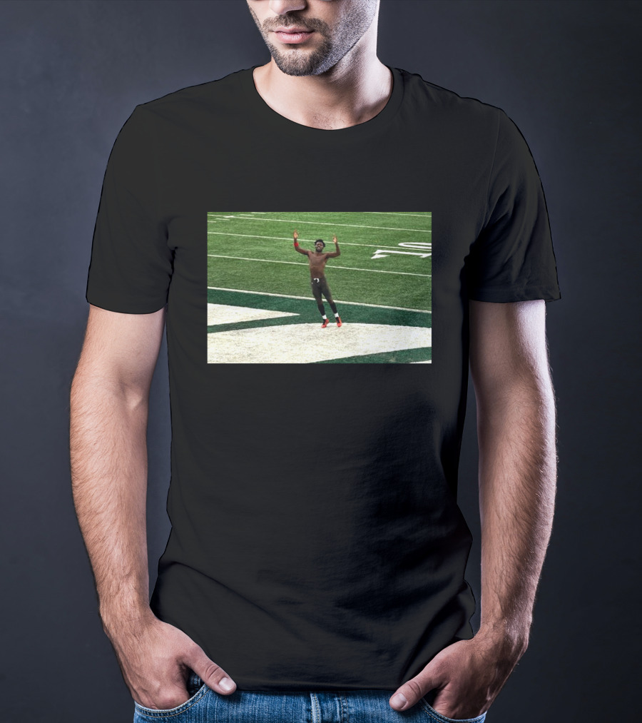 Antonio Brown Throws Takes Off End Zone Walk Off Victory Celebration NFL Game T-Shirt