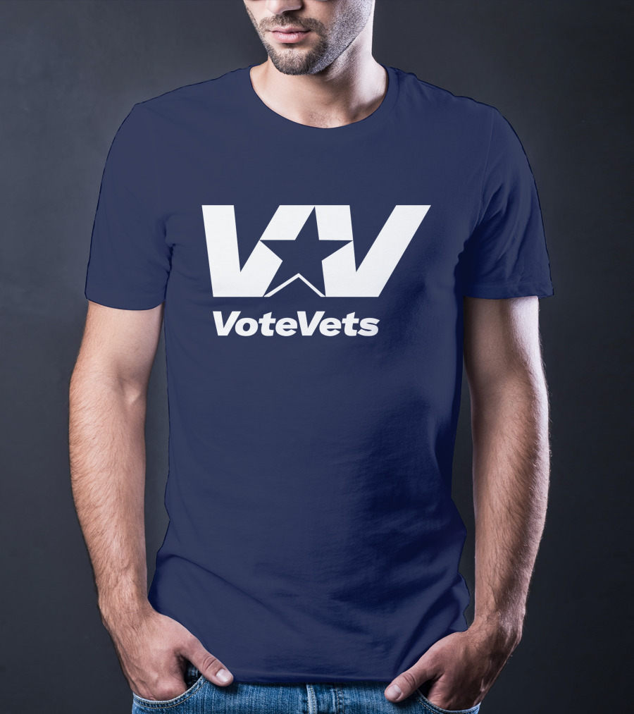 VoteVets Star Logo Promoting Veterans Engagement T-Shirt