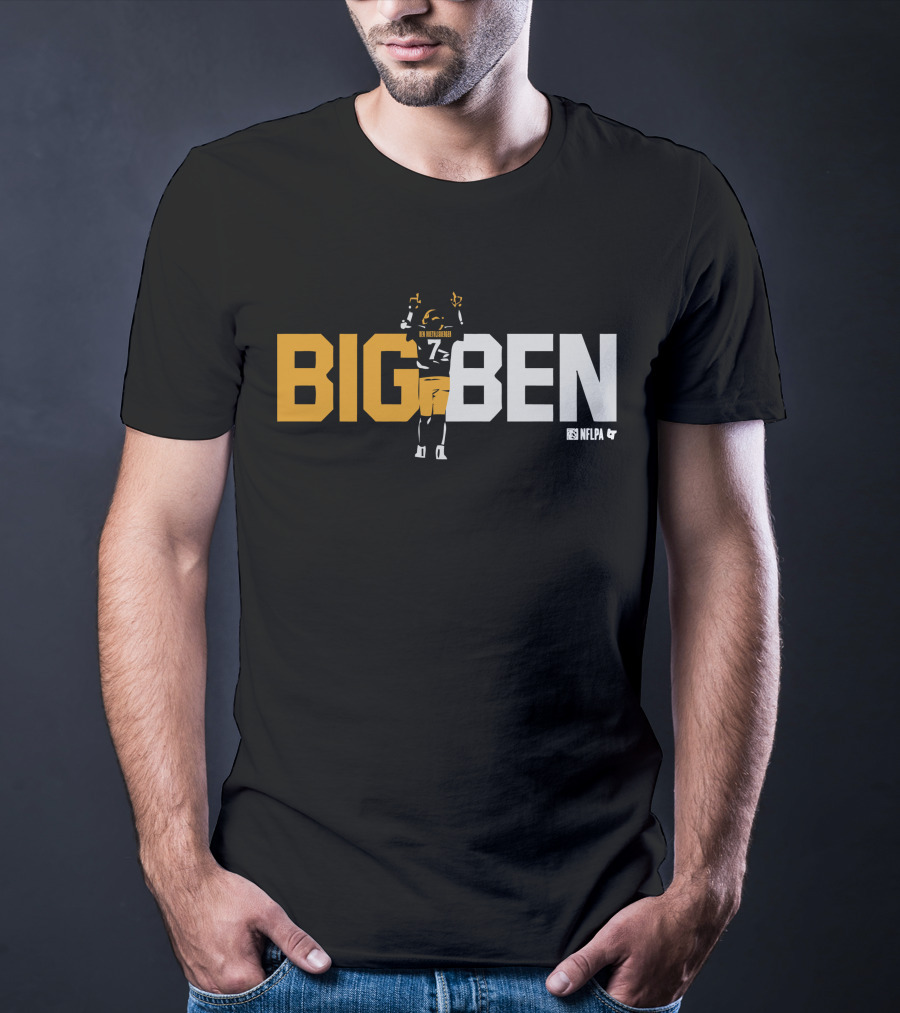 BIG BEN Ben Roethlisberger One Last Time NFLPA T-Shirt