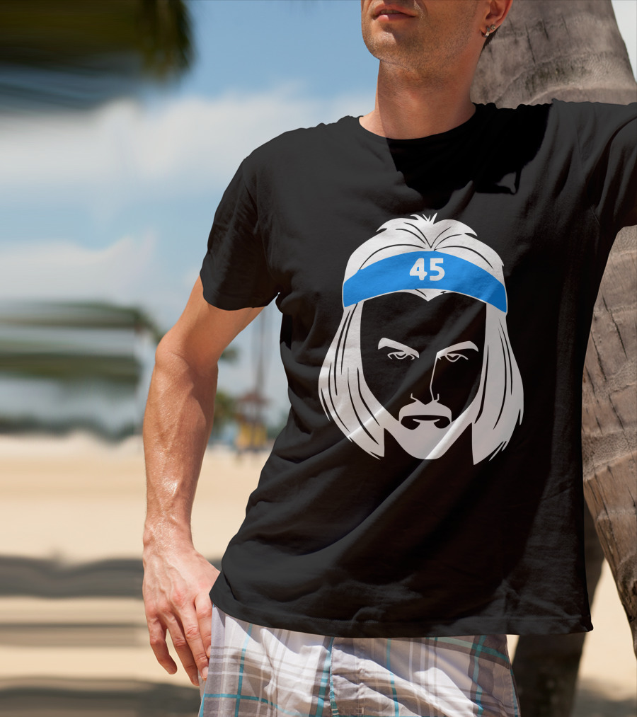 Brady Manek Tar Heel 45 Headband T-Shirt