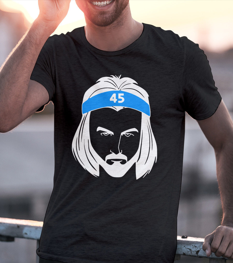 Brady Manek Tar Heel 45 Headband T-Shirt