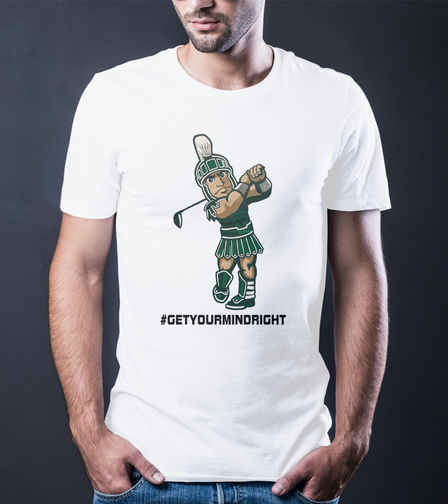 Spartan Womens Golf #GetYourMindRight Iconic Athlete Focus T-Shirt