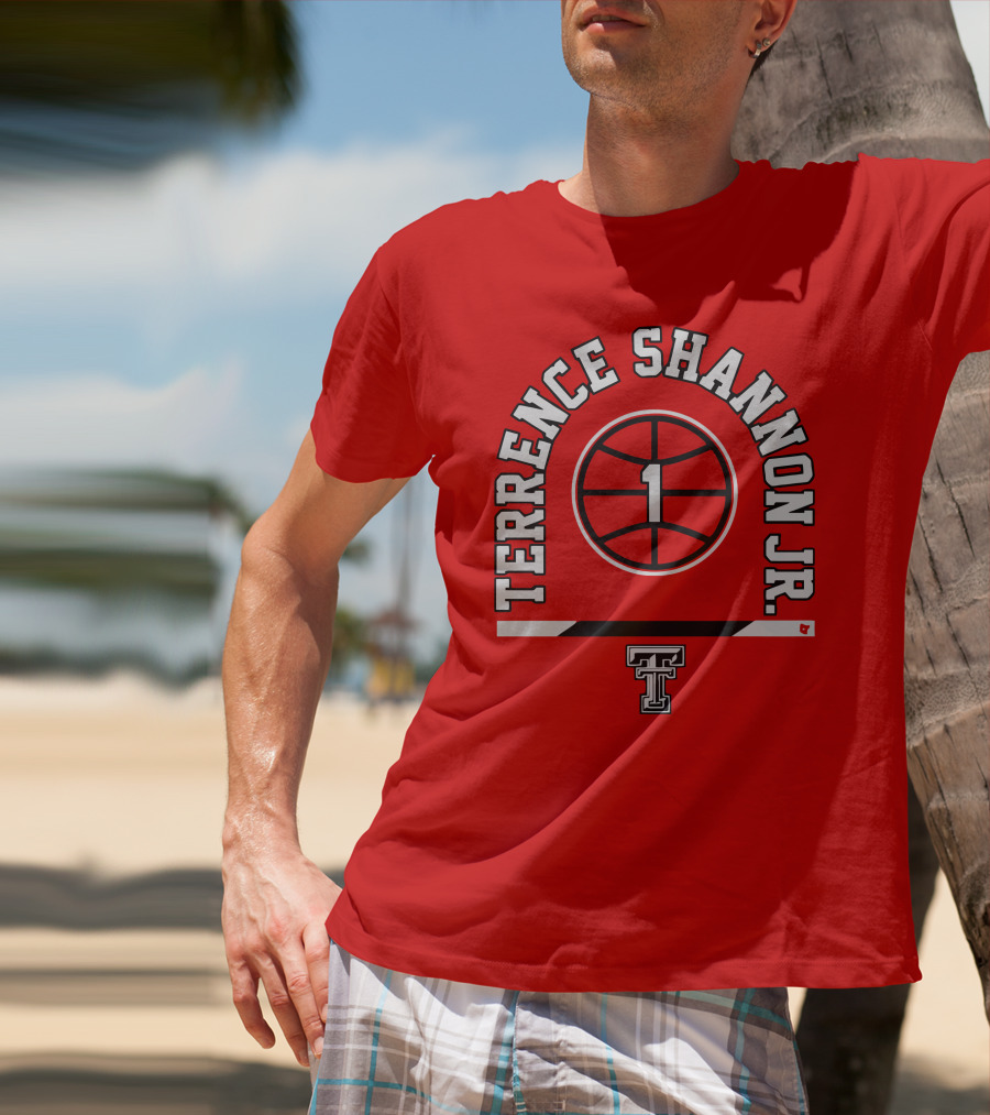 Terrence Shannon Jr. Texas Tech Basketball Number 1 T-Shirt
