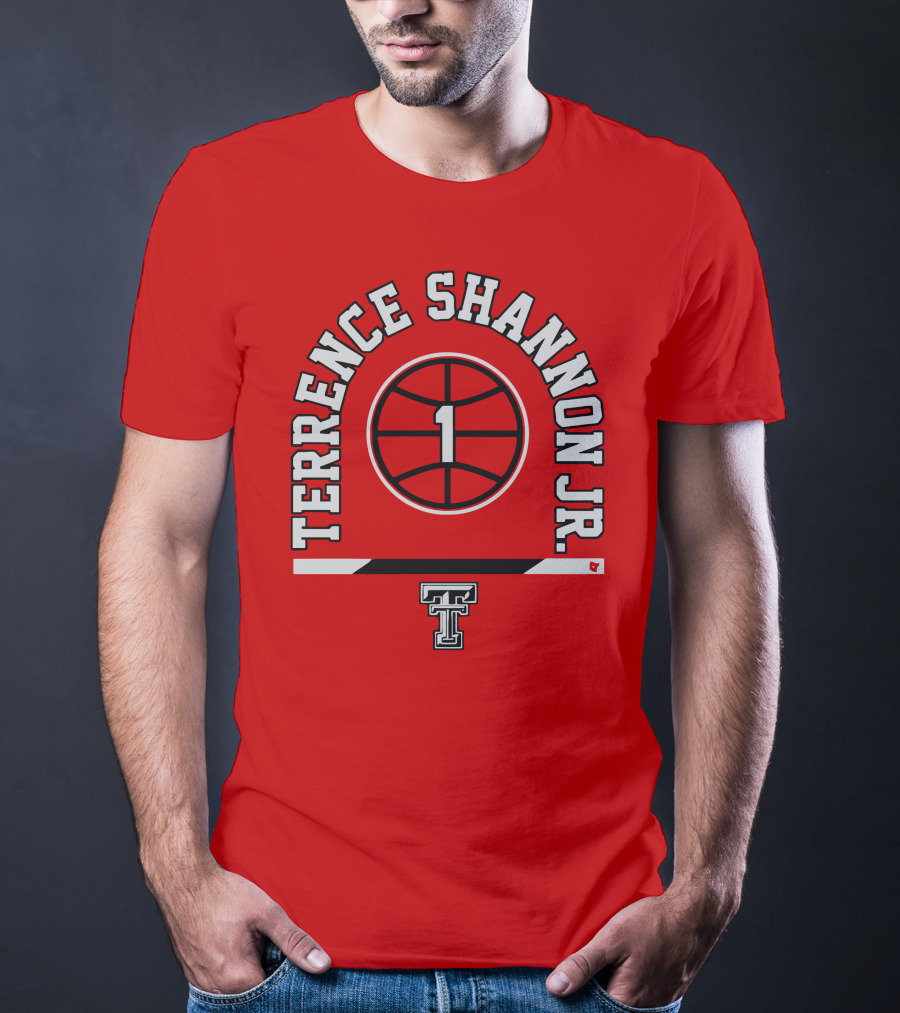 Terrence Shannon Jr. Texas Tech Basketball Number 1 T-Shirt