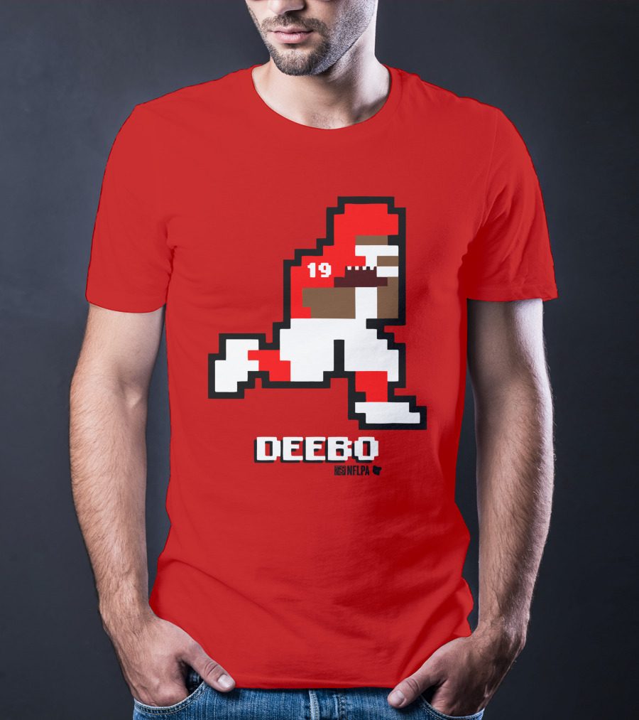 Deebo Samuel 8-Bit Retro NFLPA Number 19 Football T-Shirt