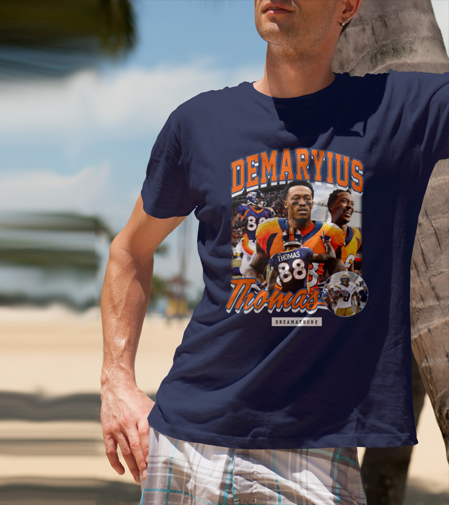 Von Miller Demaryius Thomas Dreamathon Denver Broncos Tribute 88 T-Shirt