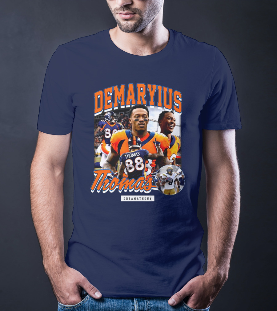Von Miller Demaryius Thomas Dreamathon Denver Broncos Tribute 88 T-Shirt