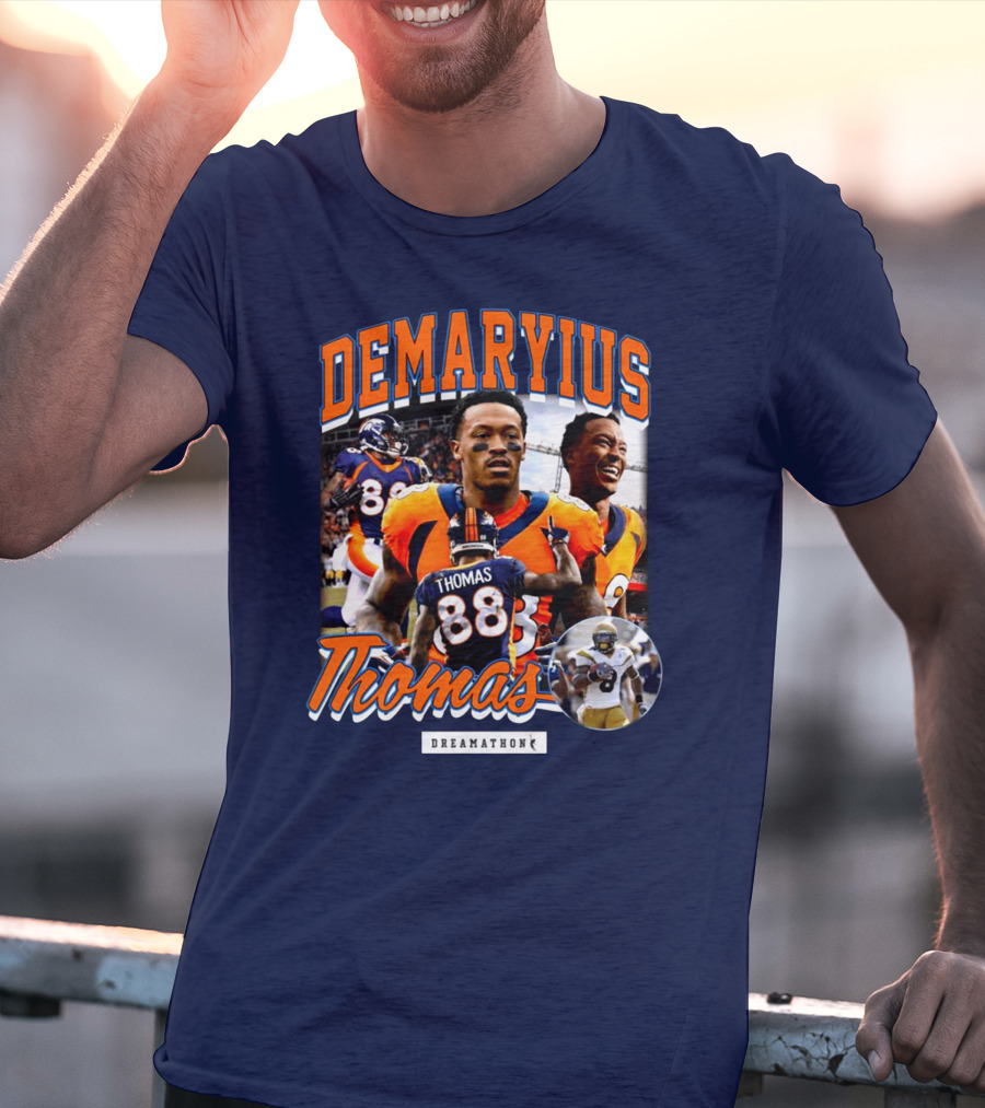Von Miller Demaryius Thomas Dreamathon Denver Broncos Tribute 88 T-Shirt