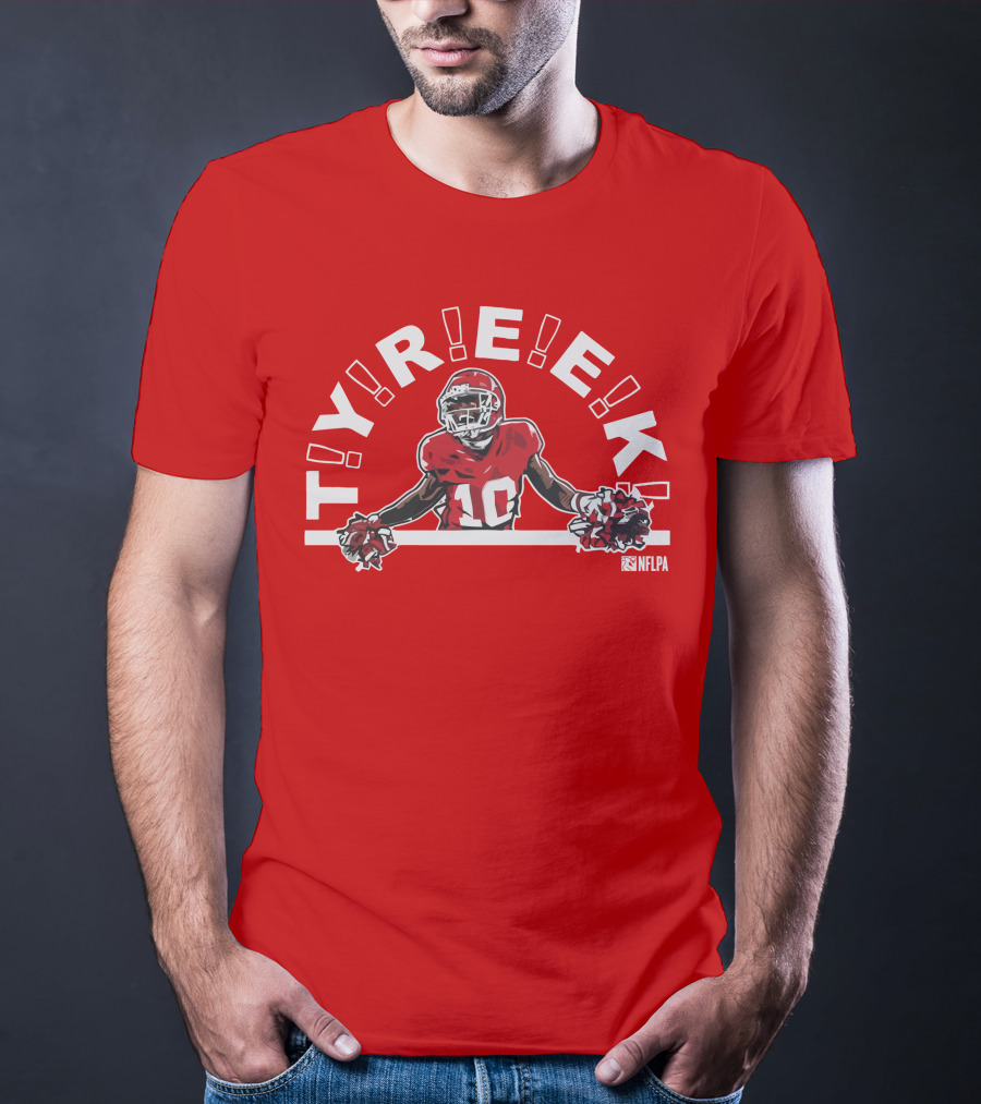 TYREEK NFLPA Football Pom-Poms T-Shirt