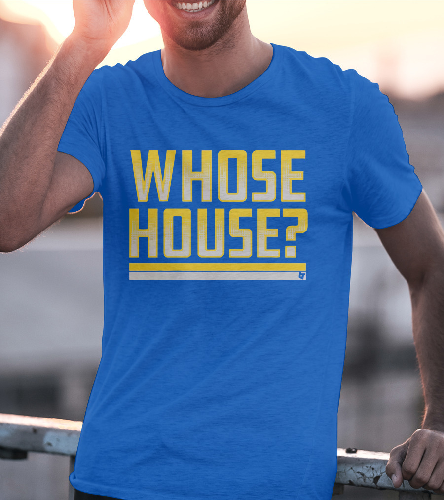 Los Angeles Rams Whose House Blue T-Shirt