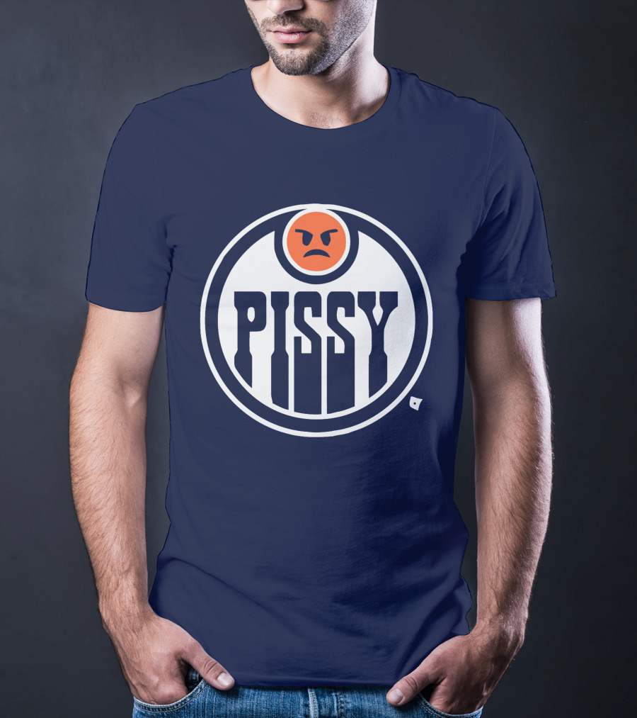 Pissy Emoticon Oilers T-Shirt