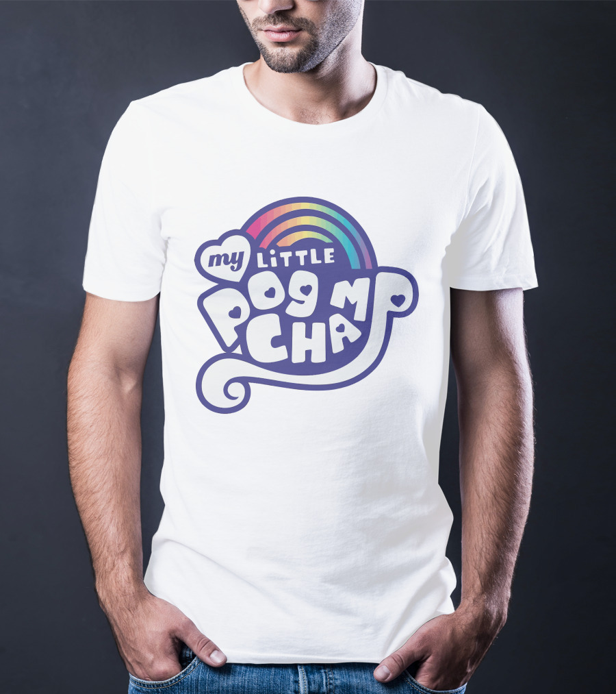 Rainbow My Little Pogchamp Hearts T-Shirt