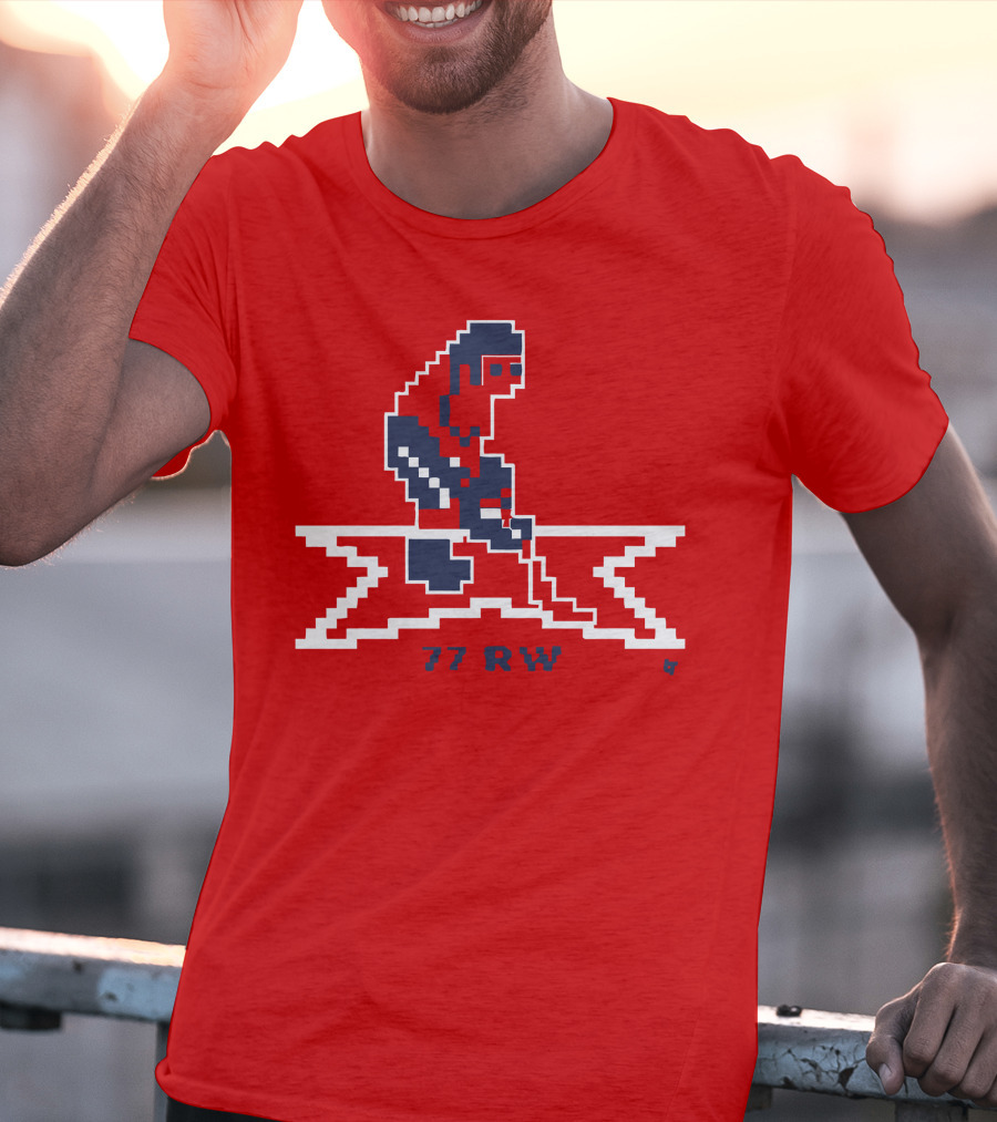 T.J. Oshie 77 RW Throwback Hockey Pixel T-Shirt