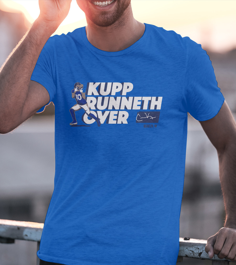 Kupp Runneth Over Cooper Kupp NFLPA 10 Football Player T-Shirt