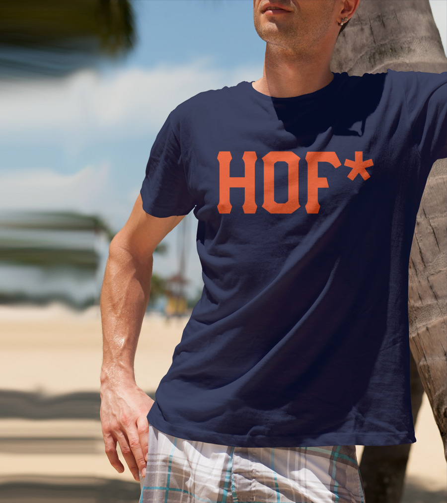 HOF* Navy Orange T-Shirt
