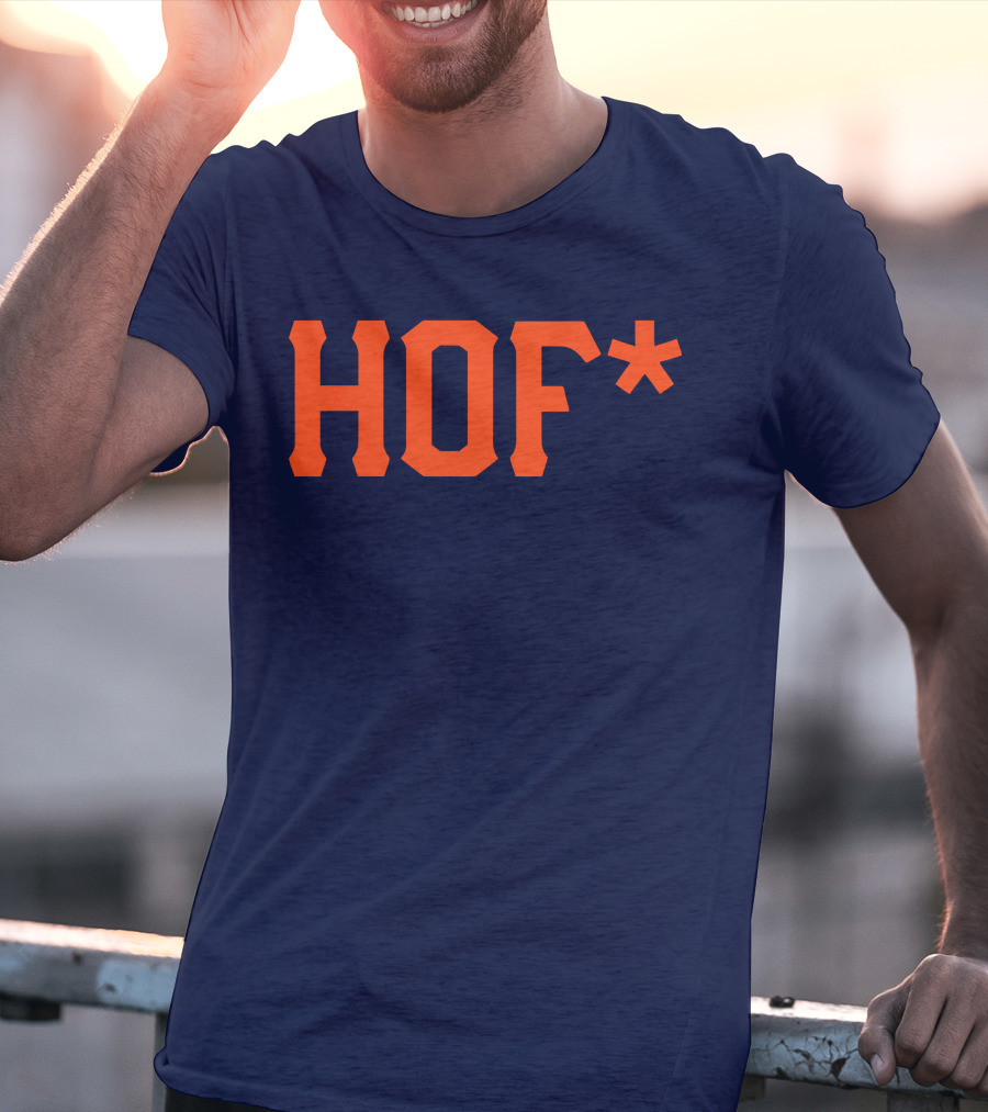 HOF* Navy Orange T-Shirt