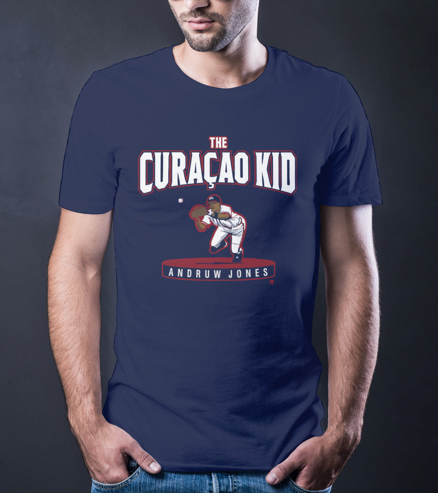 The Curaçao Kid Andruw Jones Baseball Player T-Shirt