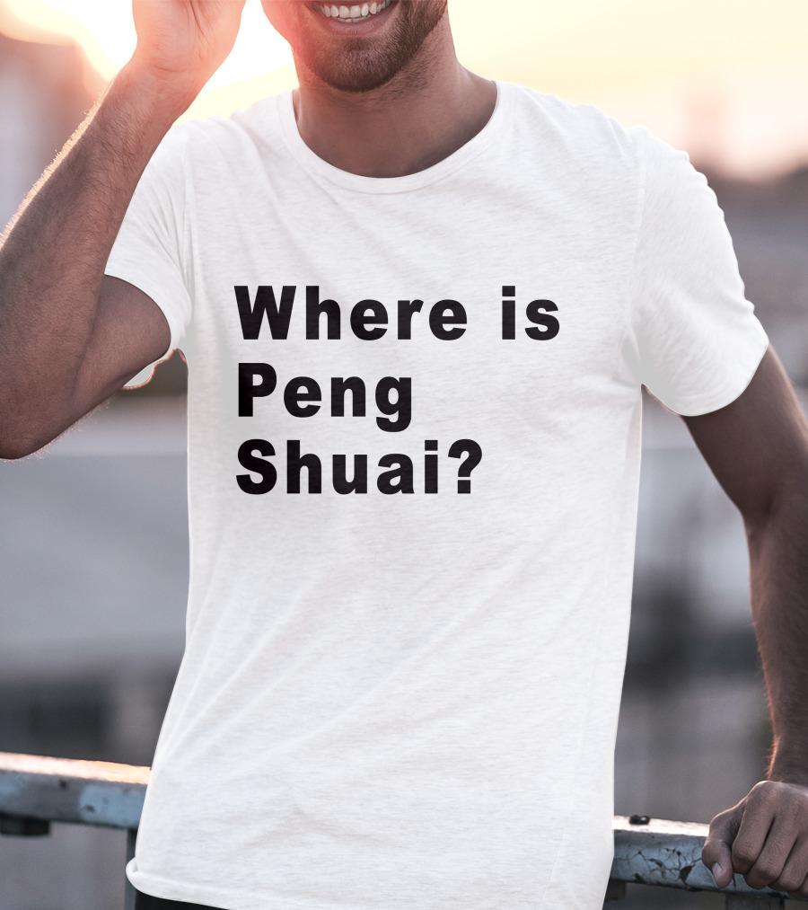 Where Is Peng Shuai Question T-Shirt