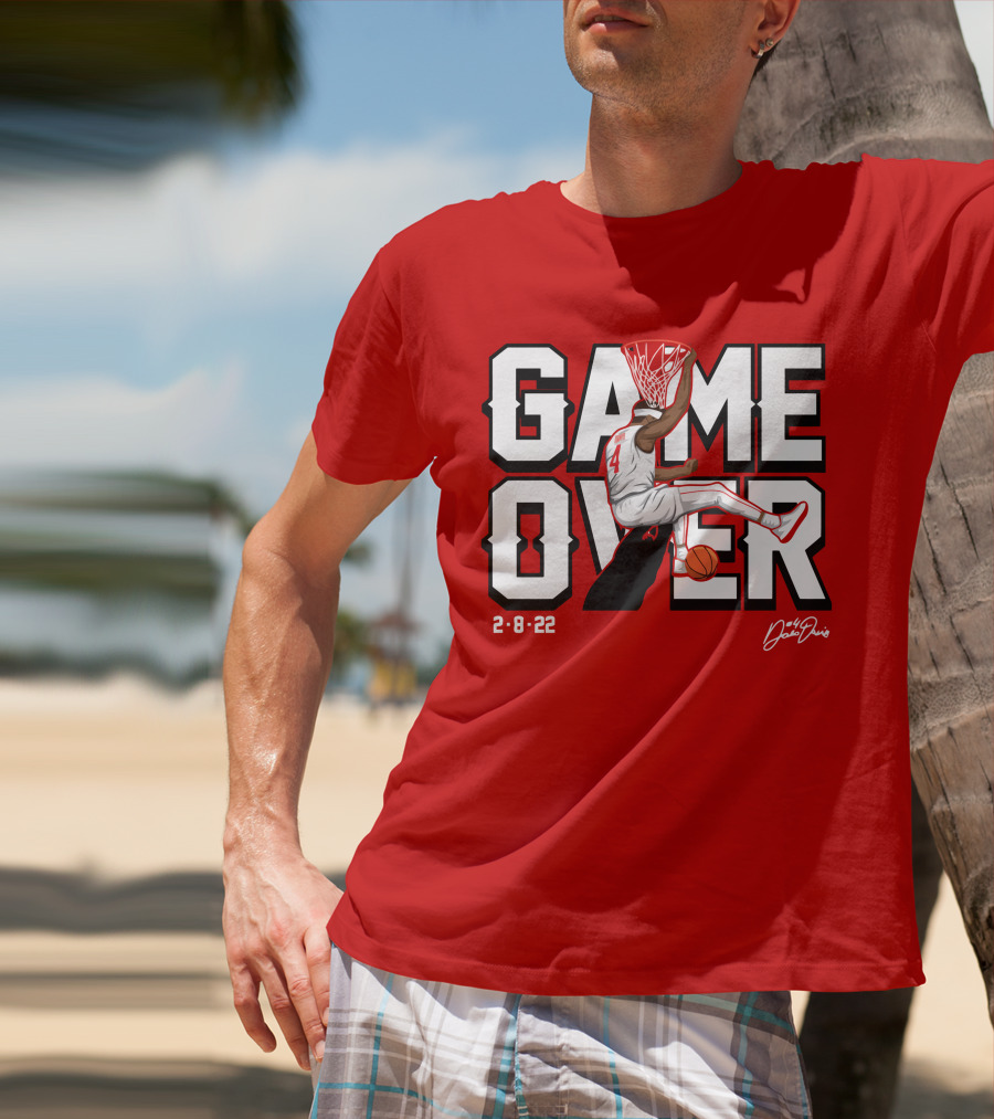 Davonte Devo Davis Game Over Dunk 2-8-22 Signature T-Shirt
