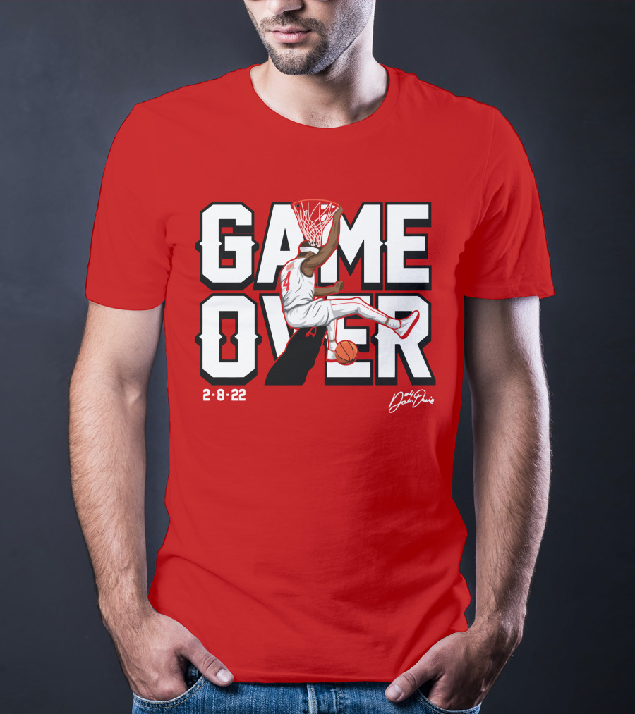 Davonte Devo Davis Game Over Dunk 2-8-22 Signature T-Shirt