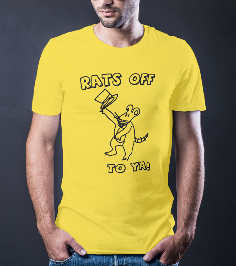 Rats Off To Ya Dancing Rat Top Hat T-Shirt