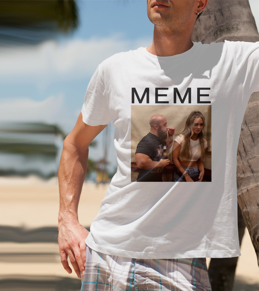 MEME John Silver Bottle Bearded Conversation T-Shirt