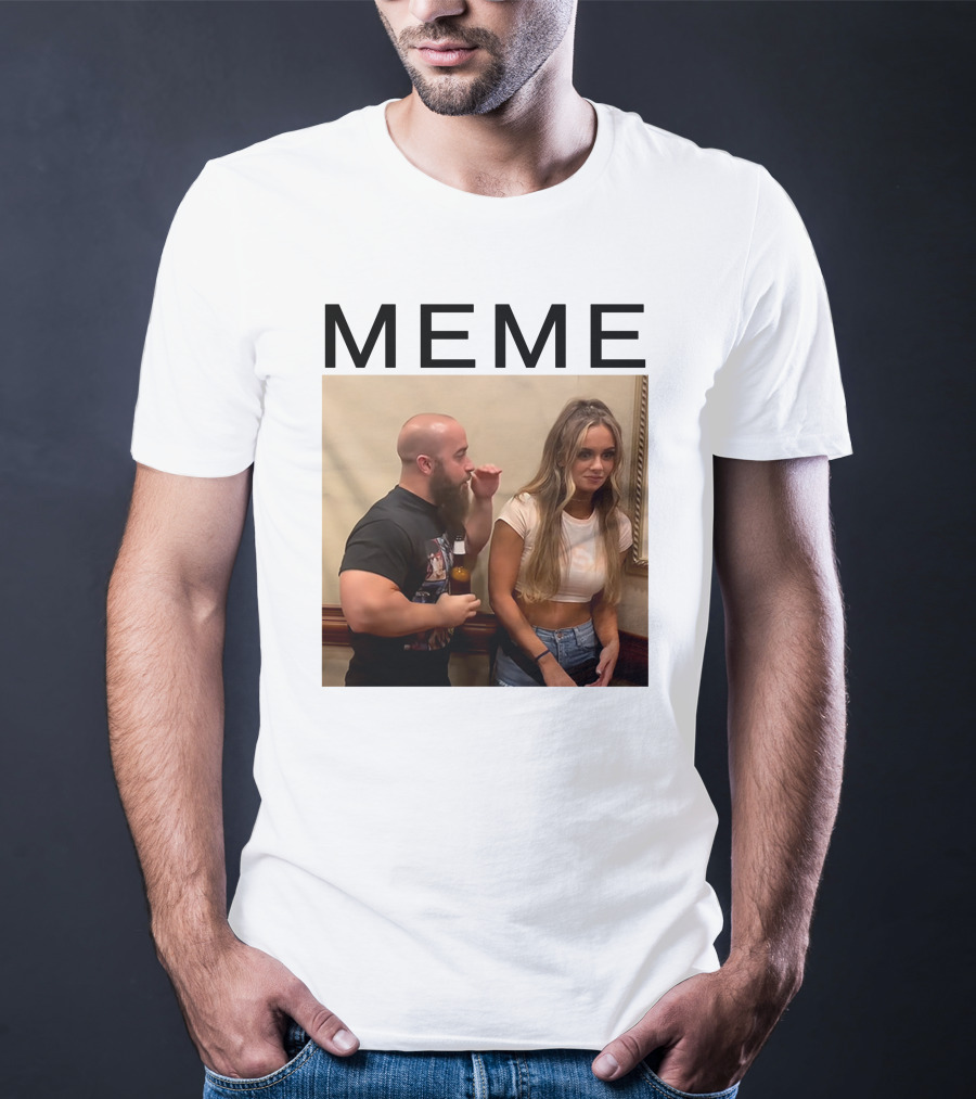 MEME John Silver Bottle Bearded Conversation T-Shirt
