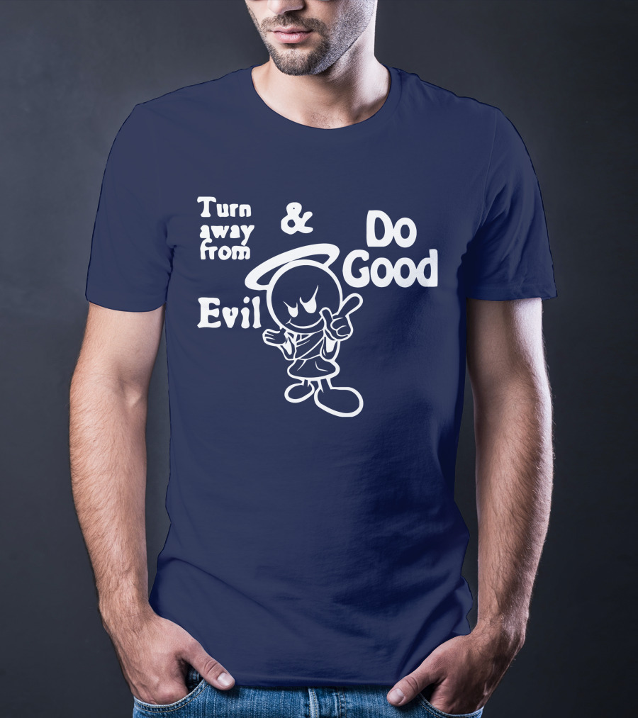 Turn Away From Evil And Do Good Halo Character T-Shirt