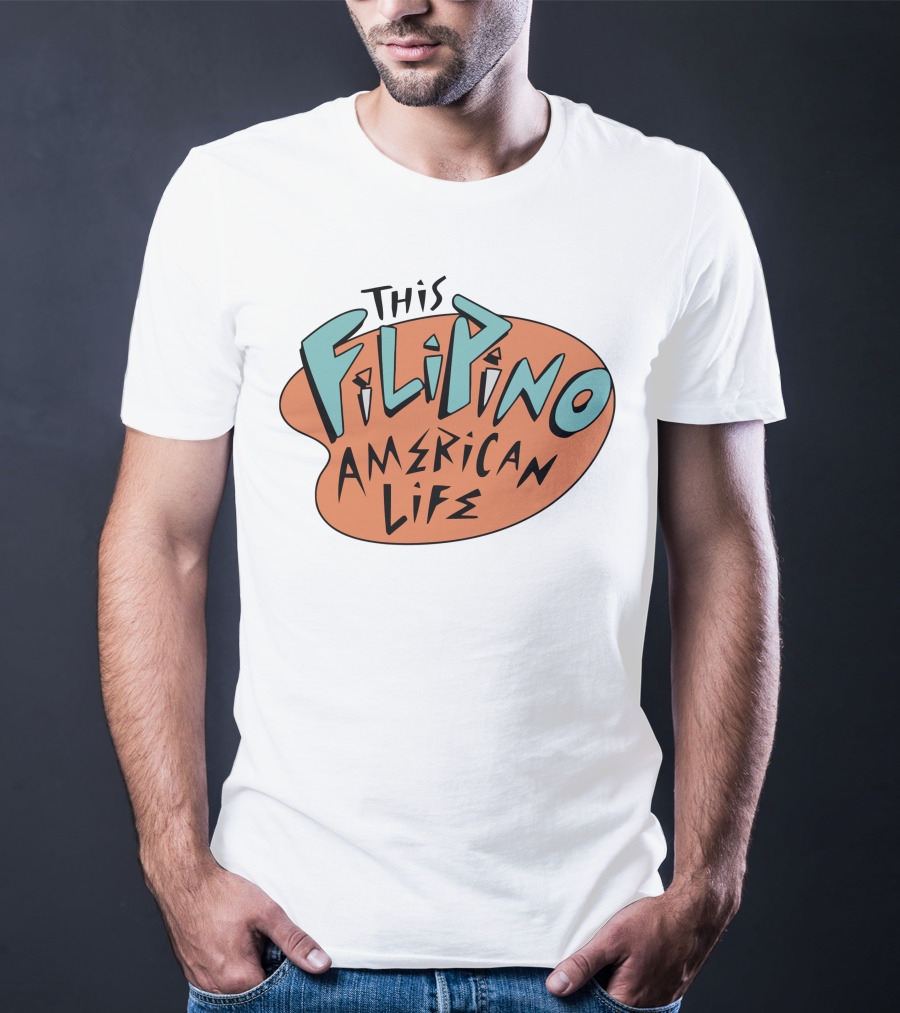 This Filipino American Life TFAL Retro Vibe Text T-Shirt