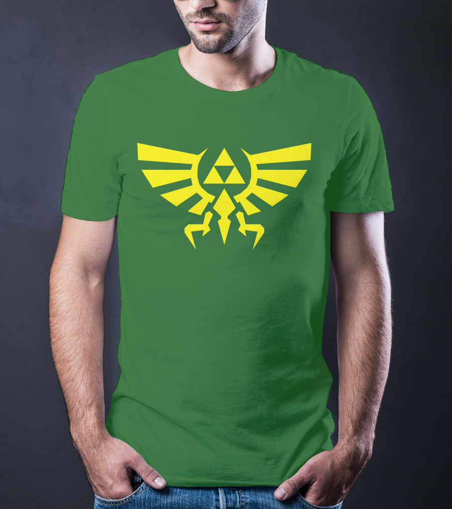 Triforce Hylian Crest And Cargo Shorts T-Shirt