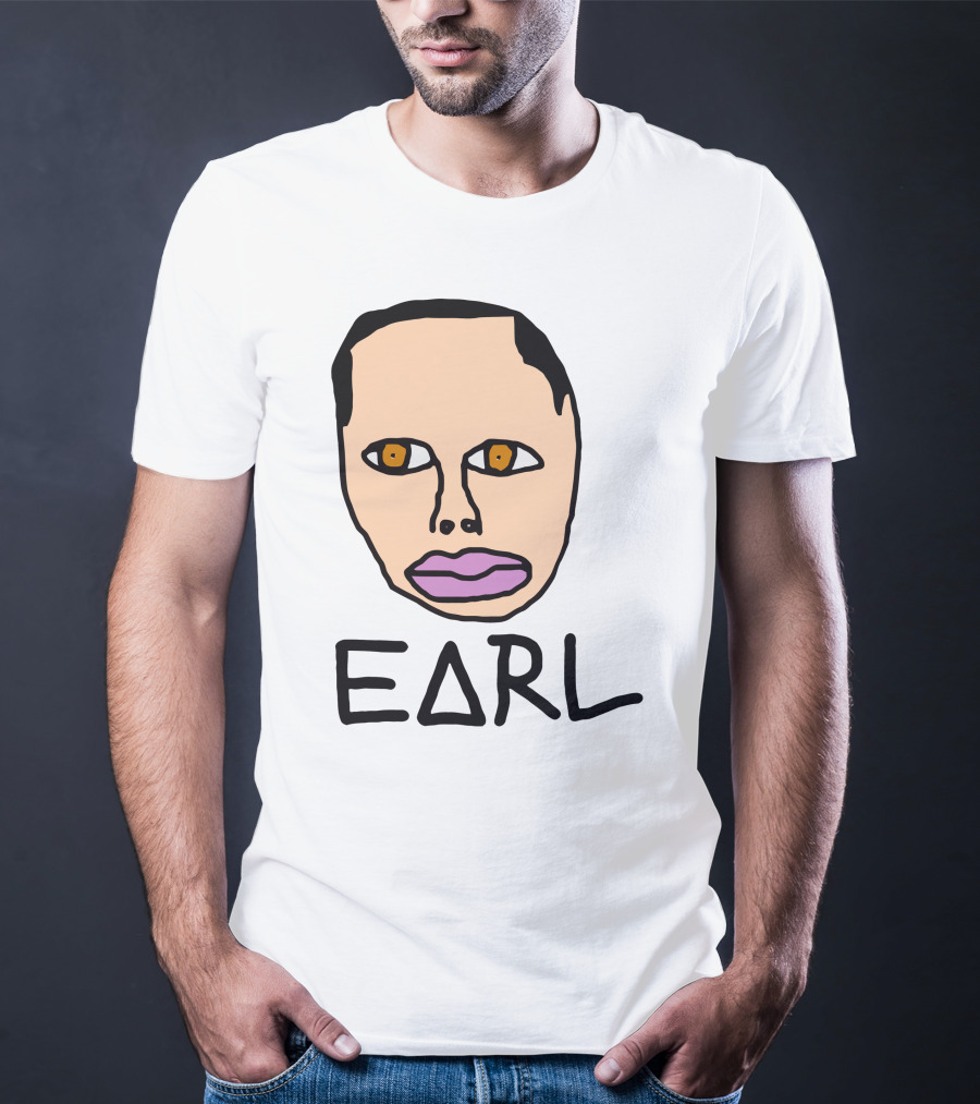Earl Sweatshirt Odd Future Free Earl Face Drawing T-Shirt