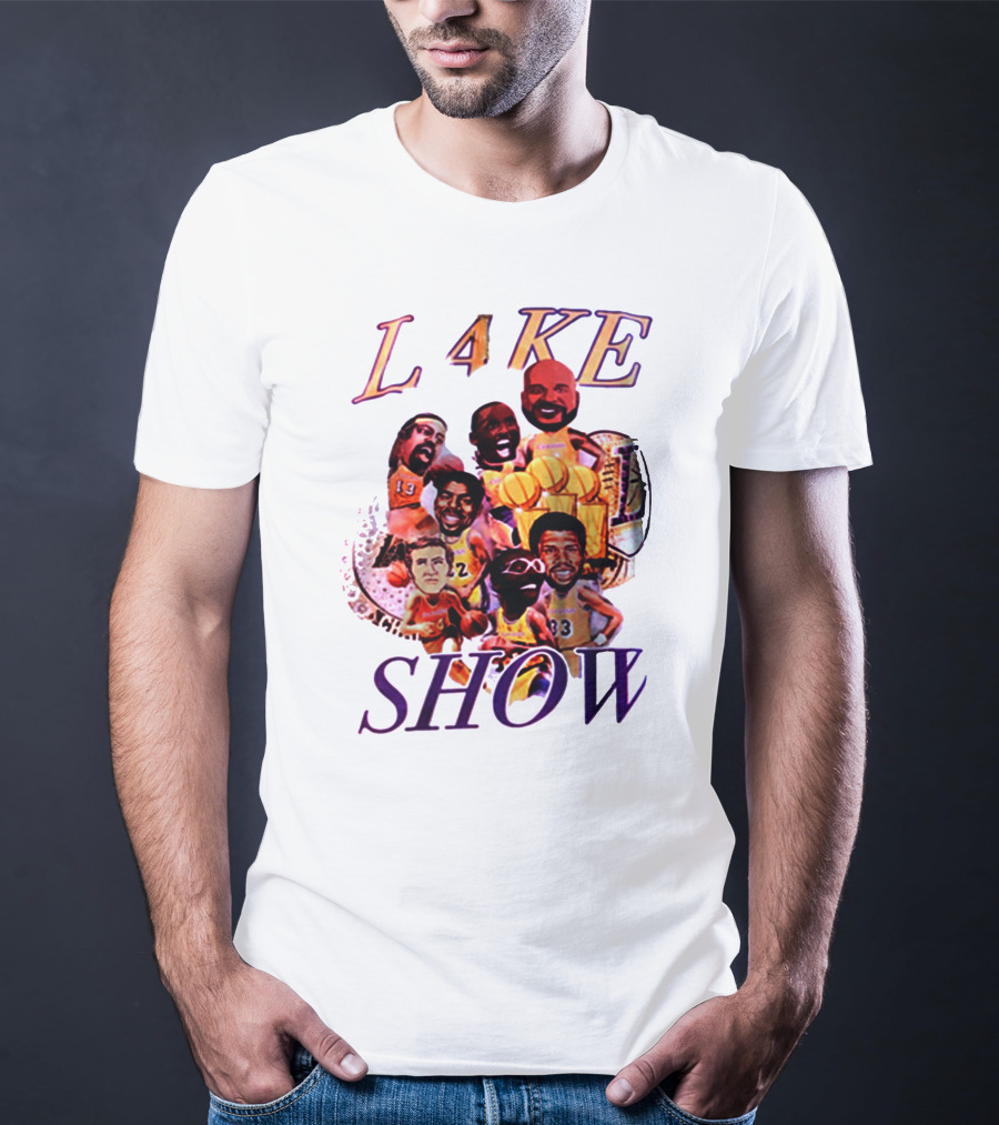 L4KE SHOW LeBron James Laker Legends T-Shirt