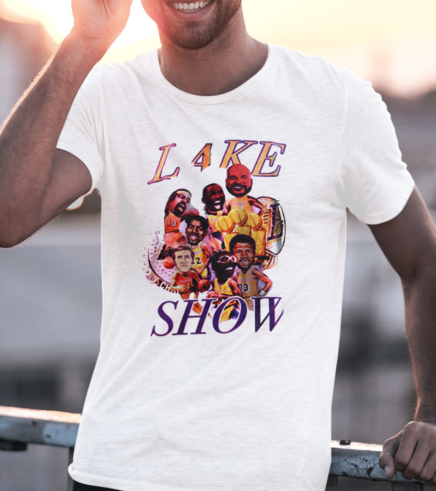 L4KE SHOW LeBron James Laker Legends T-Shirt
