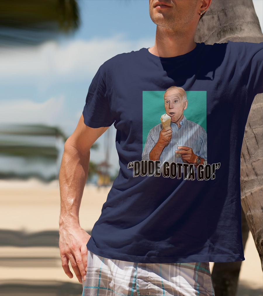 Dude Gotta Go Ice Cream Reaction T-Shirt