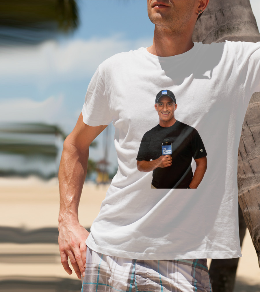 Jim Cantore The Weather Channel Mic And Cap T-Shirt