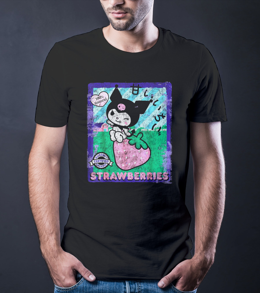 Kuromi Certified Organic 100% Natural Strawberries T-Shirt