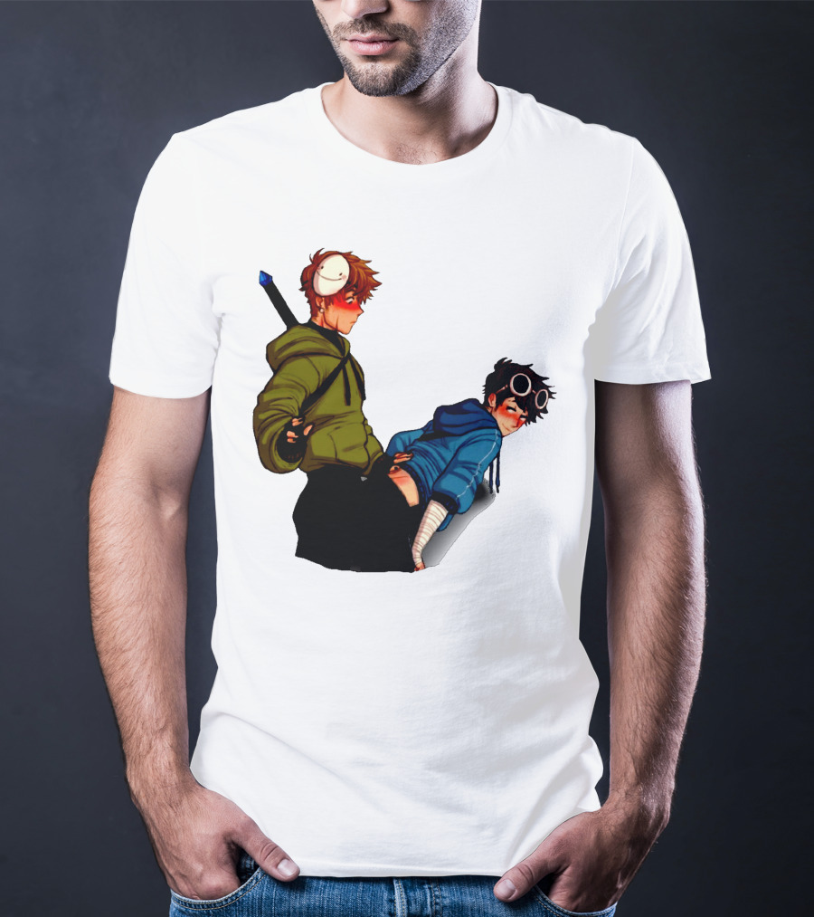 DreamNotFound Fanart Characters Fantasy Hoodie Sword Virtual Goggles T-Shirt