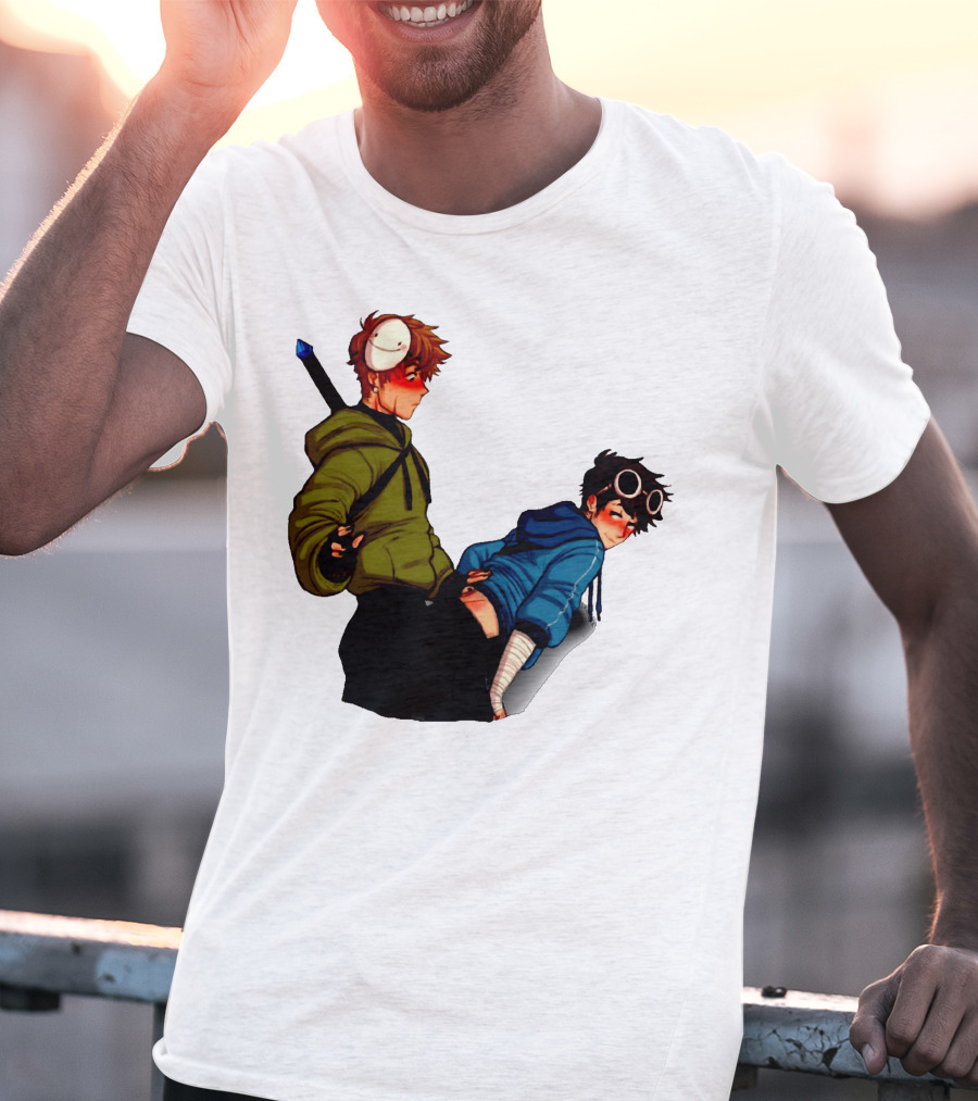 NSFW DNF Dream Team Blushing Character T-Shirt